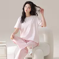 Шорты, летняя тонкая пижама для отдыха, комплект, с коротким рукавом, простой и элегантный дизайн, больших размеров, стиль высшего качества