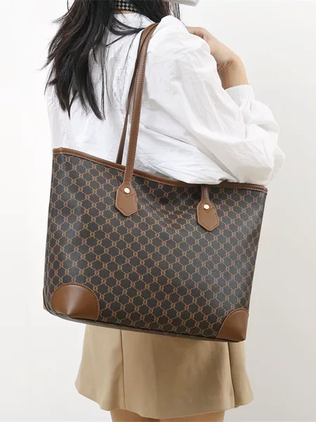 High-end Large Bag Women's Bag Korean Style New Entry Luxury Women's Bag This Year's Popular Shoulder Large Capacity Commuter Tote Bag