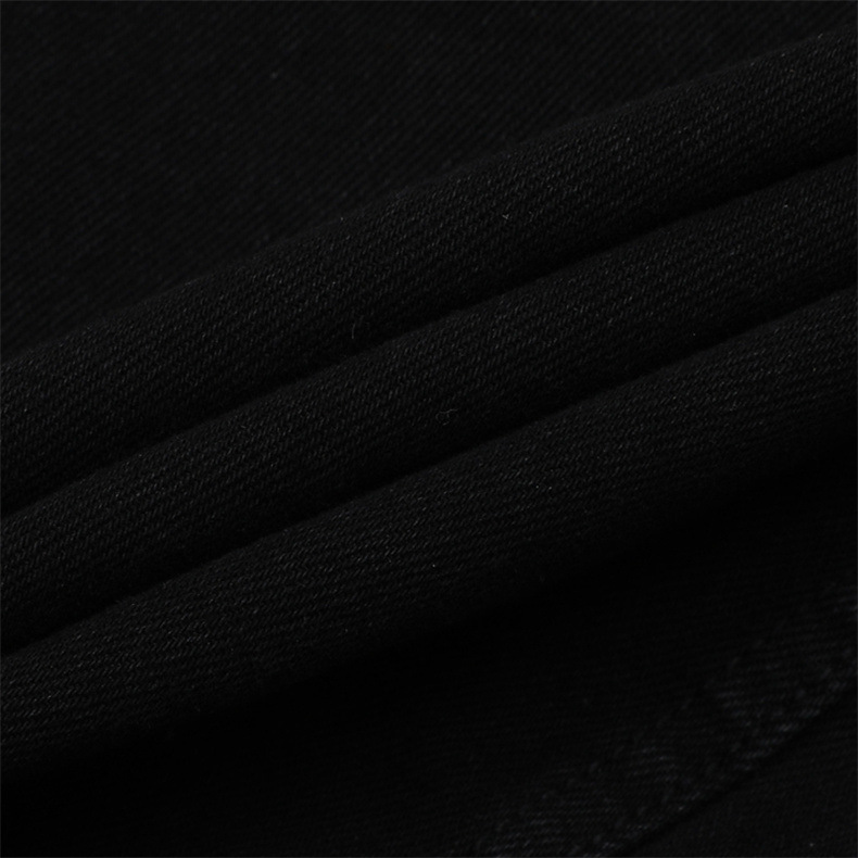 Men's Clothing Retro Style White Distressed Men's Jacquard Personalized Denim Jacket, Straight And Wide, Loose And Comfortable Outerwear, Denim Jacket_voghion.com