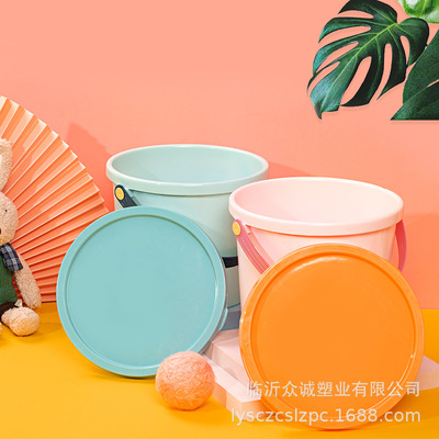 Children Stool Cartoon Storage stool Toys Debris Finishing barrel household originality bucket logo