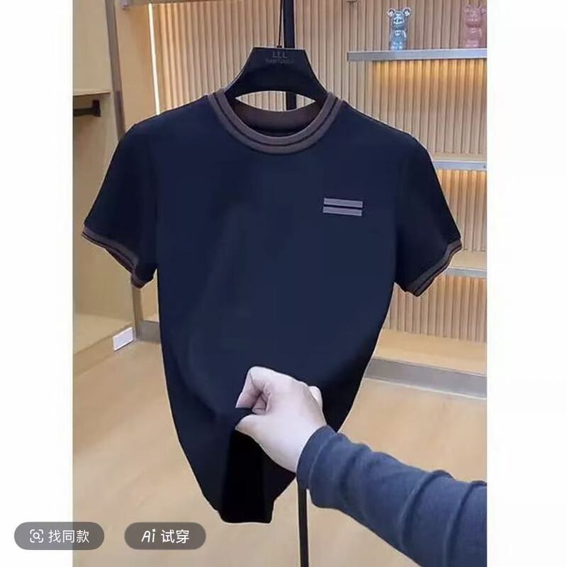 Men's Early Spring and Summer New Luxury Designer High-End Niche 2026 Old Money Style Unisex T-Shirt