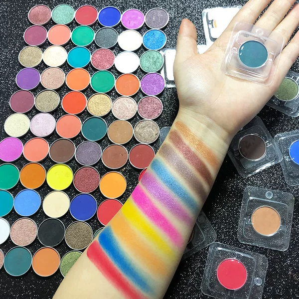 Cross-Border Export 117 Color Single Color Eye Shadow 26mm Pearlescent Matte Eye Shadow Single Color Eye Shadow Can Hold Trays and Printable