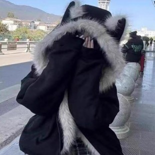 2025�����¿�oversize�ö�����Ƥ�që�I��ɽ��������޷�����Ů��