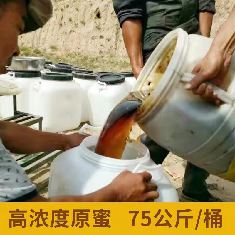樽詰め蜂蜜、百花蜜、地元産蜂蜜、養蜂場で飼育された菩提樹蜂蜜、医薬品会社向けの原料に適した樽詰め原料 75kg バレル|undefined