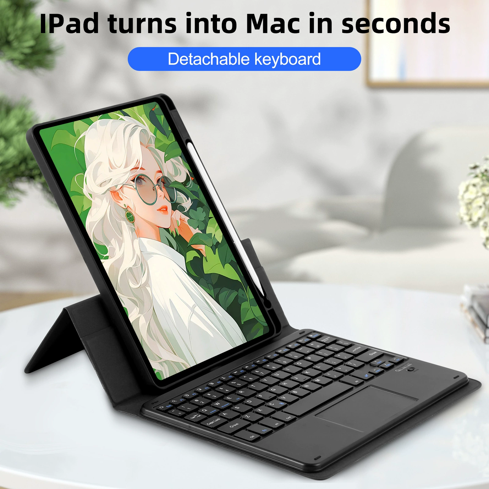 2024 новые продукты, подходящие для iPad Air 11 магнитная разделение Miakong клавиатура 10.9/10.2 горизонтальный вертикальный экран защитная крышка