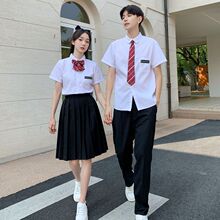 班服学院风夏季套装高中校服初中学生女生毕业照制服元旦节表演服