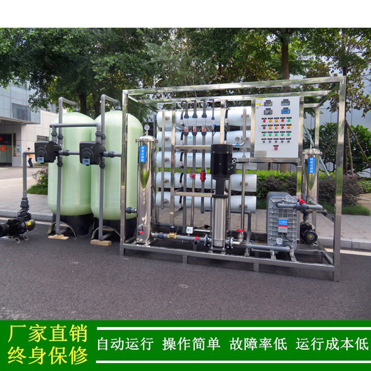 去离子水机_绿健供应XLJ-2PZ-RO5T双级反渗透加EDI去离子水设备