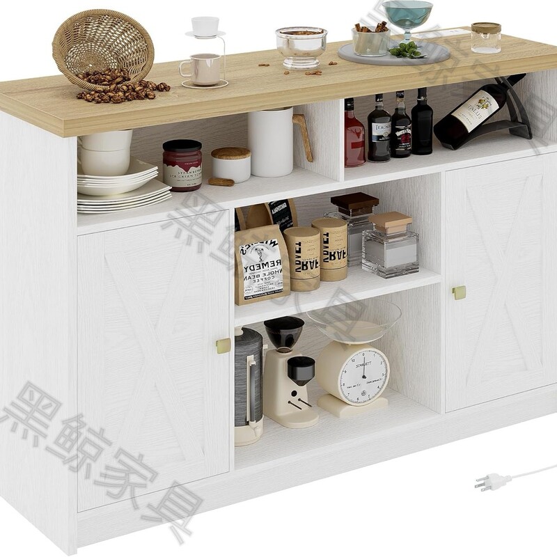 Amazon Sideboard Hot-Selling Barn Door Living Room Kitchen Simple Cross-Border Supply Customized Factory Sideboard