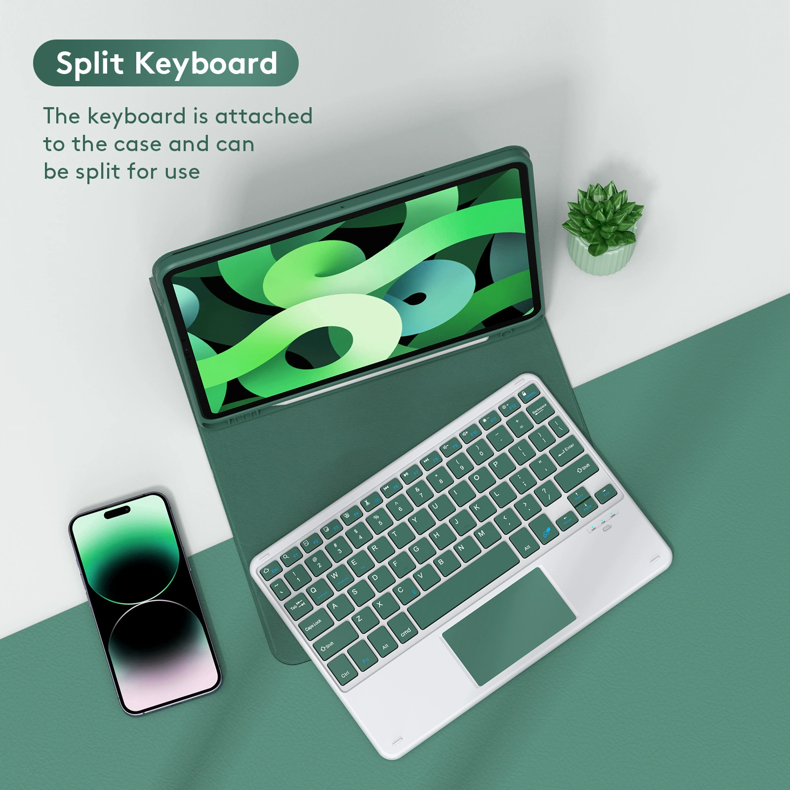 Подходит для iPad 10-го поколения 10.9 Magic Control Keyboard Air456Pro11 Защитный чехол ipad9 Bluetooth клавиатура Внешняя торговля