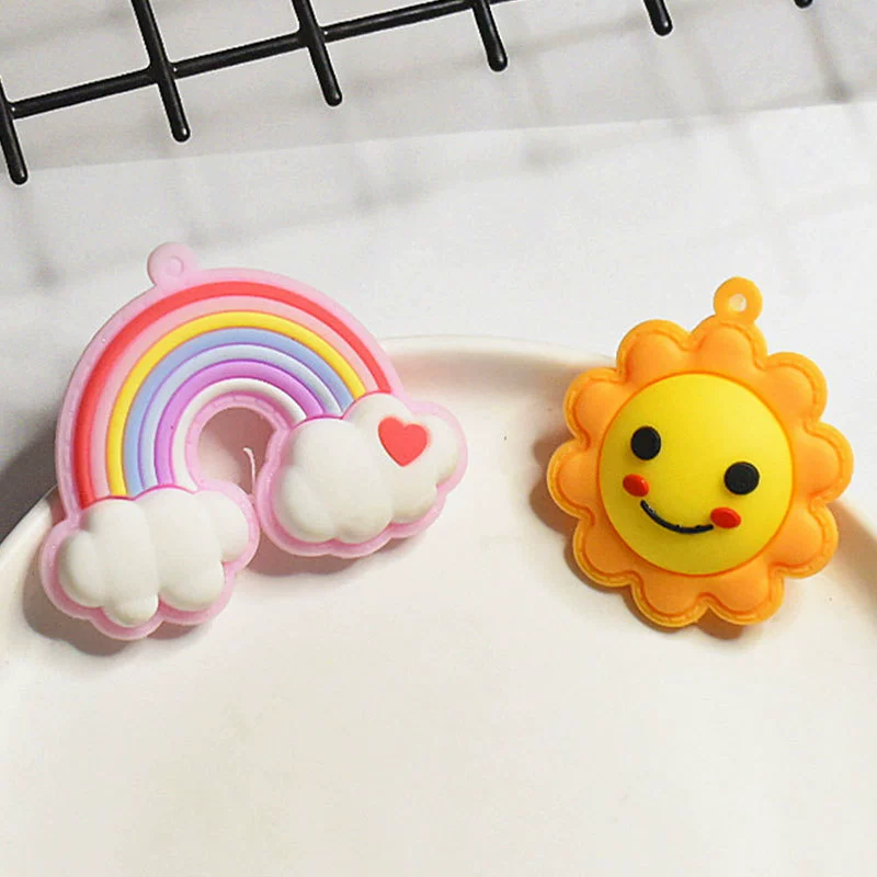 Phone case PVC for keys, accessories, cute keychain