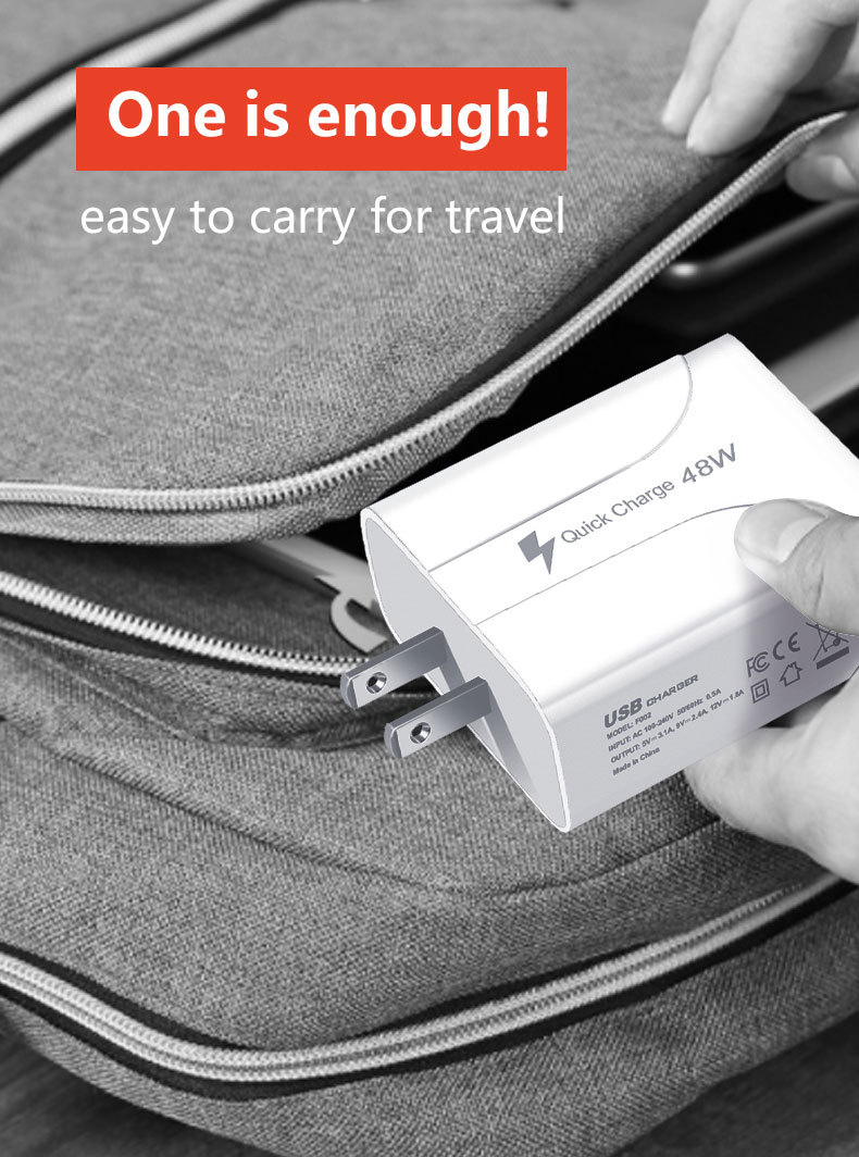 Novo carregador rápido de celular 5USB 5.1A com múltiplas portas, adaptador de viagem padrão americano, europeu e britânico, cabeça de carregamento_voghion.com