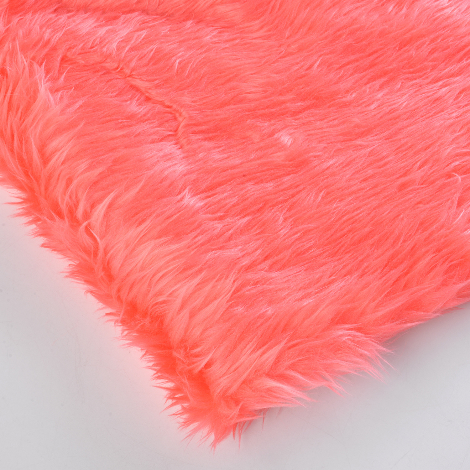 現物の3cm洗水ウサギの毛のローラー93色のおもちゃの服装の家庭用紡績の靴の材料の人造の長い毛の生えた生地の落水した毛