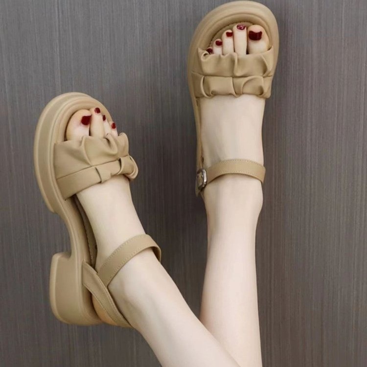 Summer sandals platform open toe