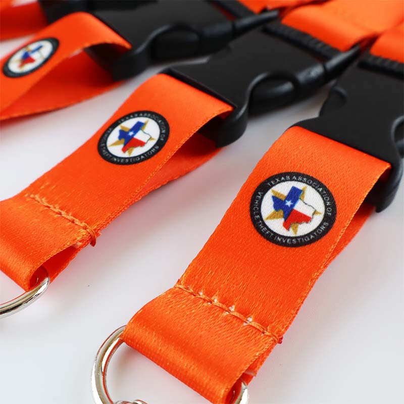 Inventario de nuevo cartón de trabajo colgante doble cara impresión de serigrafía LOGO cuerda de teléfono móvil cuello colgante de transferencia térmica cuello colgante al por mayor