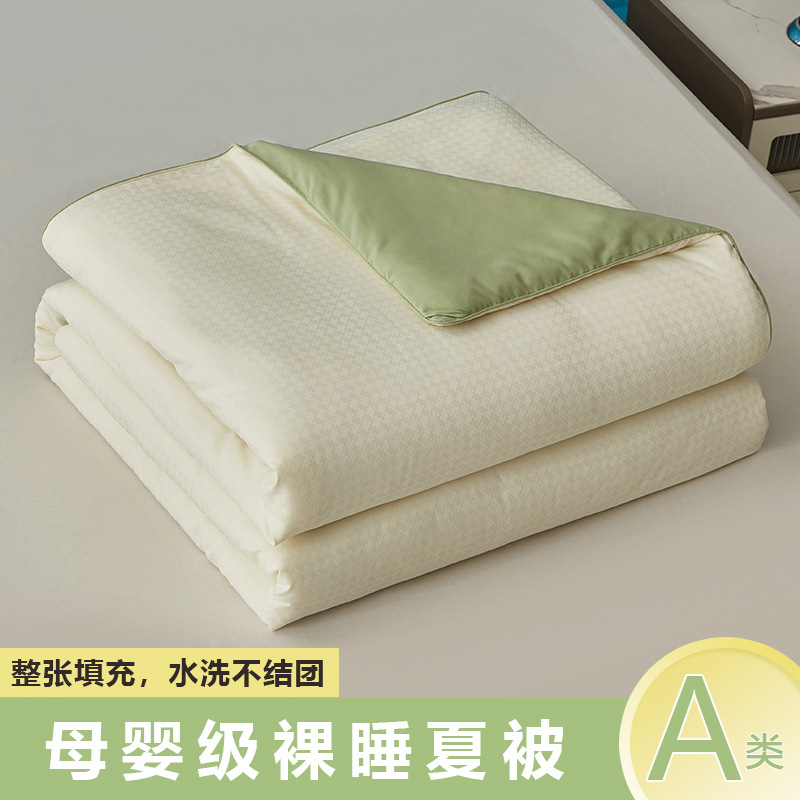 Autumn Type A Patterned Summer Cooling Blanket Soybean Blanket Luxury Air Conditioner Blanket Summer Blanket Thin Blanket Core Machine Washable Factory Wholesale