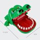 Large Hard Row Crocodile Finger Biting Toy Crocodile Parent-Child Children's Tricky Toy Tooth Extraction Table Game Educational Children's Play