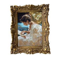 American Country Retro Stair Resin Photo Wall, European Style Wall-mounted Photo Frame Set, Creative Gift