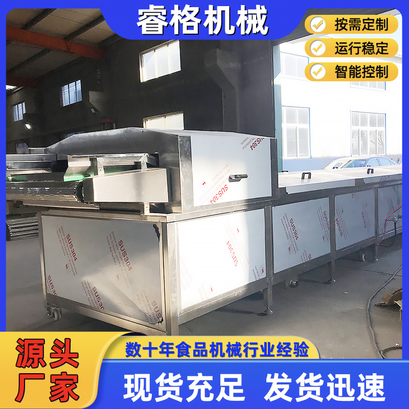 水果罐头隧道巴士灭菌设备 袋装榨菜巴士杀菌机 金针菇杀菌流水线