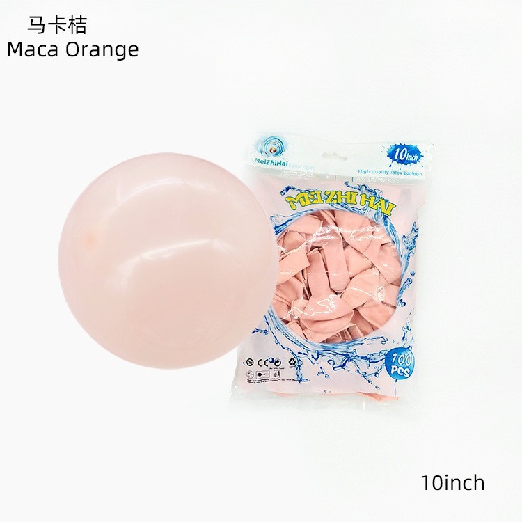 Globo mate personalizado de 10 pulgadas engrosado decoración de la sala de bodas decoración de la fiesta de cumpleaños globo de impresión de Navidad al por mayor