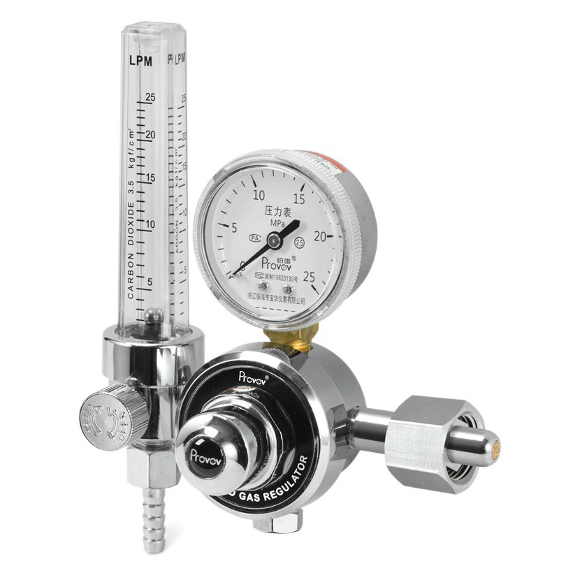 Платиновый Стандартный газовый расходомер, редукционный клапан, манометр YQB-731L-1.5L маленький цилиндр, посвященный 2L4L8 L