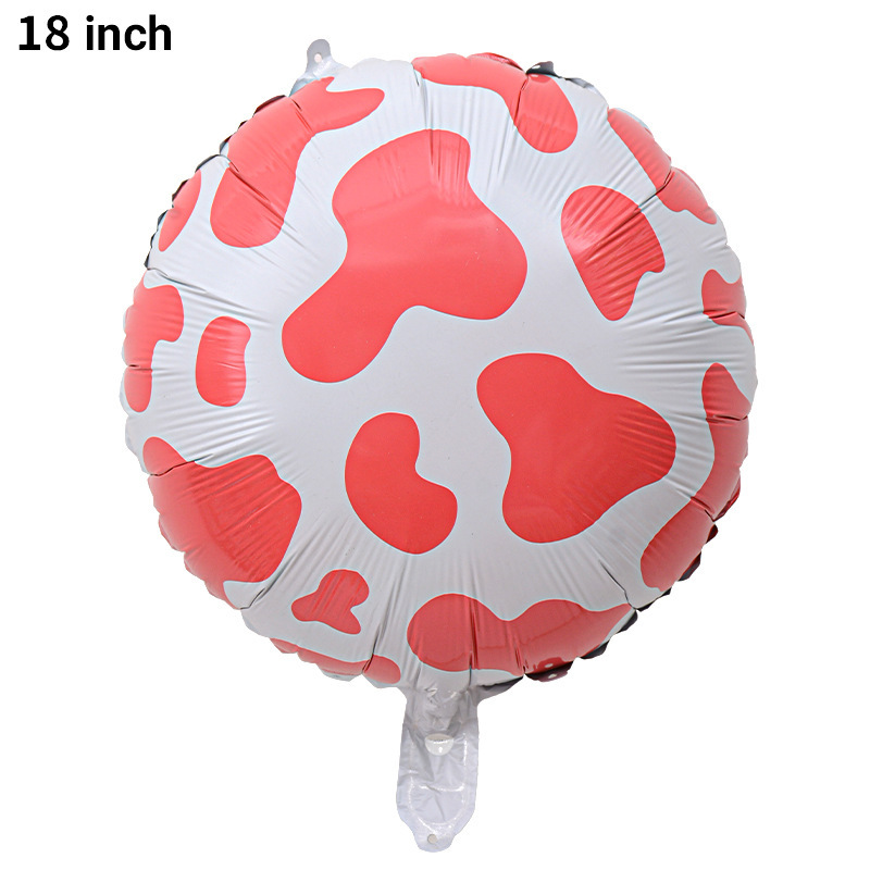 Nuevo Amazon nuevo alienígena vaca dibujos animados día de los niños tema de cumpleaños decoración de la fiesta de globo de aluminio