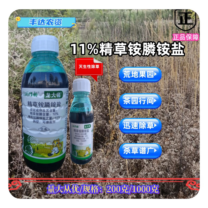 11%精草铵膦铵盐1000克主图_副本
