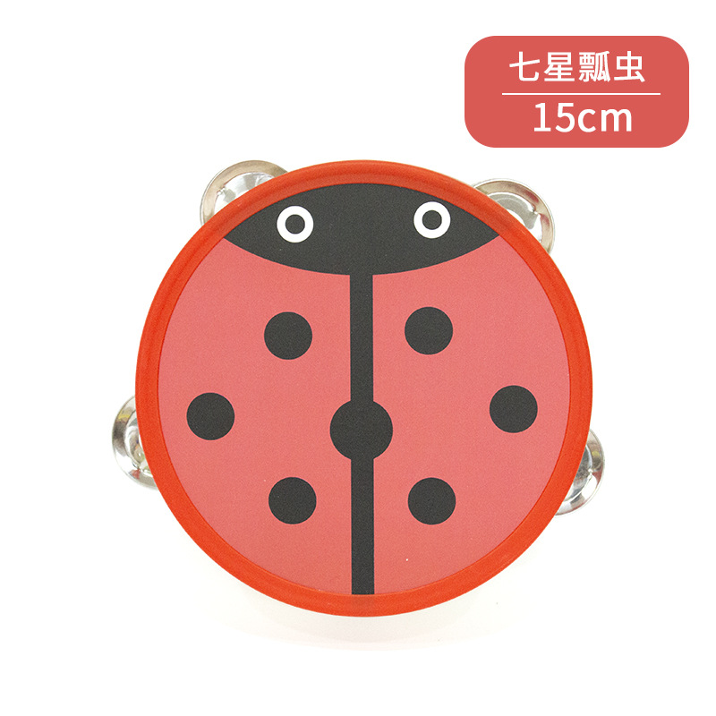 Pandereta de madera Orff Instrumentos musicales Kindergarten Educación temprana Música y accesorios de baile Tambores de mano Tambores de palmaditas al por mayor