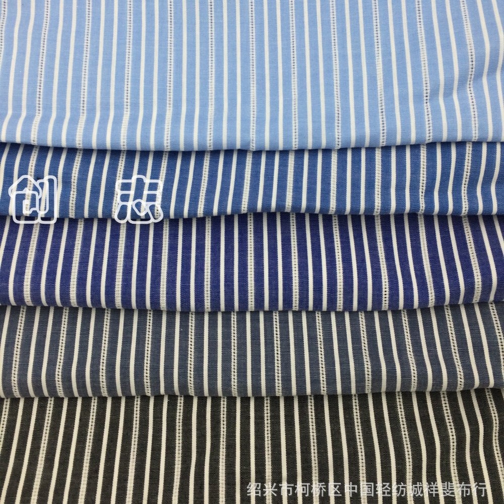 50支绞综提花衬衫面料女装纱罗布南通淘现货面料休闲轻纺城