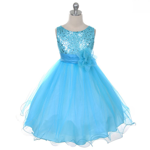 New Children's Formal Dresses Girls' Net Lace Princess Puffy Skirt Piano Stage Performance Formal Dresses Dress Wholesale 