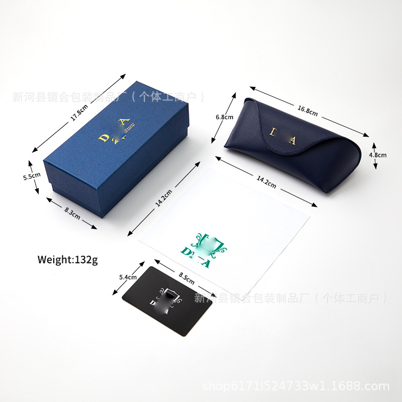 Spot al por mayor nueva caja de gafas de marca de alta gama de moda caja de gafas de sol de alta gama caja de embalaje completa