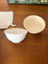 0B32奶油色系轻奢法式复古陶瓷米饭碗小碗家用吃饭的碗餐具饭碗感