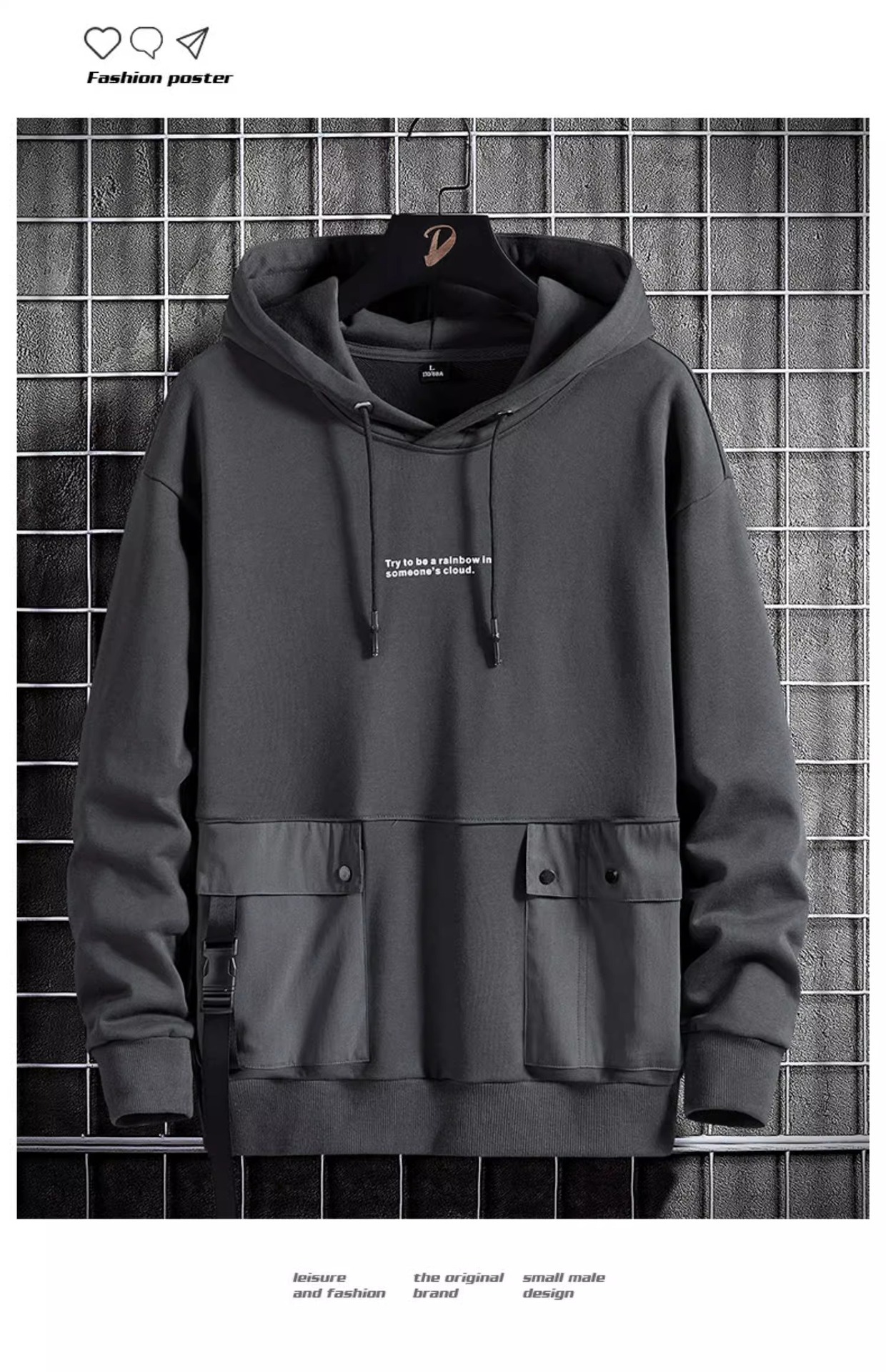 Felpe con cappuccio da uomo, abbigliamento casual da uomo, taglie forti, abbigliamento da lavoro primaverile e autunnale, giacche funzionali_voghion.com