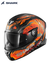 法国进口鲨鱼摩托车蓝牙耳机头盔双镜片防雾跑车D-SKWAL星空