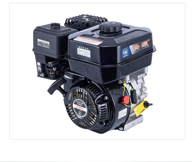 High-End Gasoline Engine with Dual-Cylinder Power, Four-Stroke Air-Cooled V-Type Dual-Cylinder Electric-Start Gasoline Power