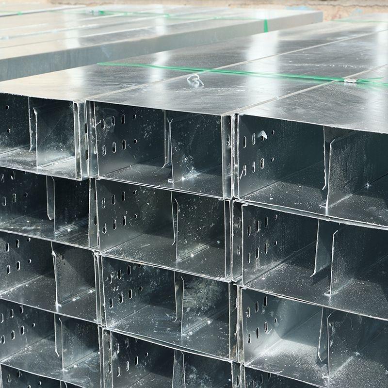 镀锌桥架电缆桥架梯式喷塑走线槽镀锌防火不锈钢T型 布线槽式桥架