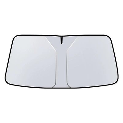 Car universal sunshade sun protection Sun shade - 2024-titanium-silver-sunshade-does-not-hurt-the-interior-with-rearview-mirror-opening-small-size