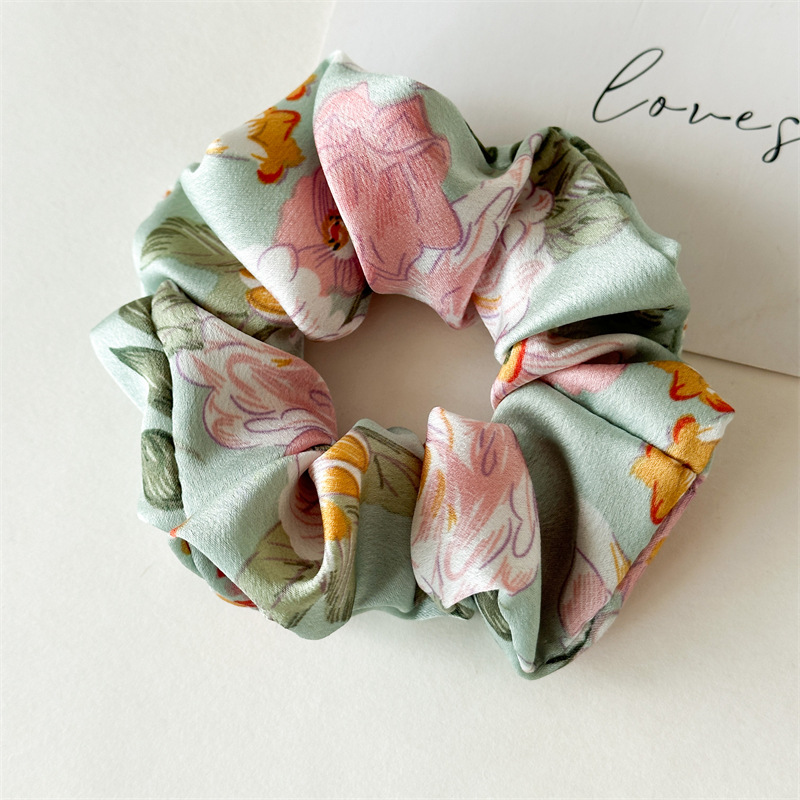 11g Weight Hair Tie Hair Accessories Type 1 Piece Quantity Banquet, Daily, Street Occasion Cloth Material Floral Pattern All Seasons Season Women's Gender Elegant, Lady, Advanced Sense Style Elegant Lady Advanced Sense Women's Floral Cloth Hair Tie 10