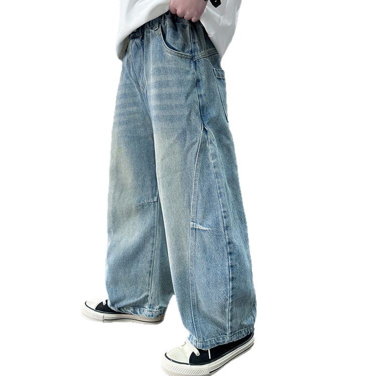 2510 Scimitar Jeans Denim Blue Trousers New Children's Miscellaneous European And American Jeans_voghion.com