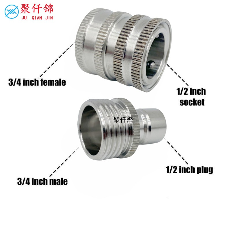 Cross-border stainless steel high-pressure washer accessories quick-disconnect kit M22-14 3/8 quick-connect explosion-proof