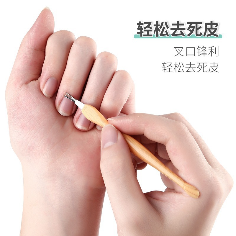 Exfoliating manicure tools set stainless steel for nails for…
