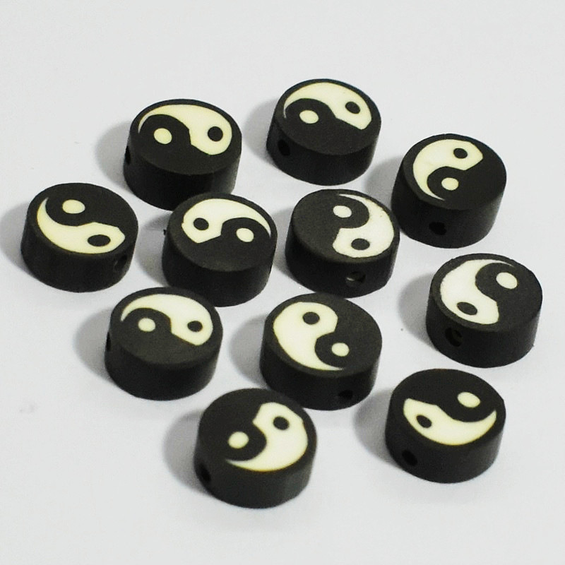 100 PCS/Package Soft Clay Gossip Beads display picture 5