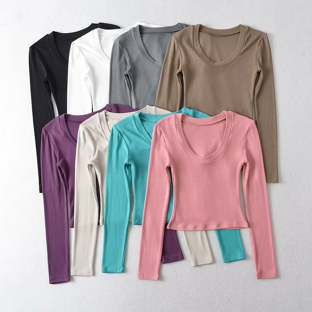 Short base body-friendly long-sleeve
