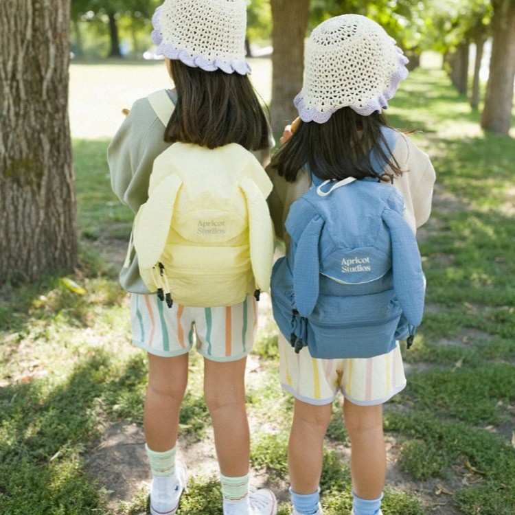 [Original Packaging Tag] as Korean Rabbit Ear Children's Backpack, Large Capacity, Machine Washable, Korean Version, Cross-Border