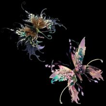 无聊了拼个花蝴蝶!立体金属拼图拼装模型手工摆件情侣礼物