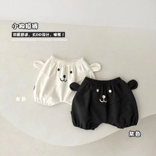 儿童南瓜短裤夏装棉婴儿大PP裤男童休闲宽松哈伦裤宝宝百搭裤子