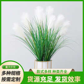 仿真北欧芦苇草假花摆件家居橱窗婚庆装饰狗尾巴草蒲公英仿真植物