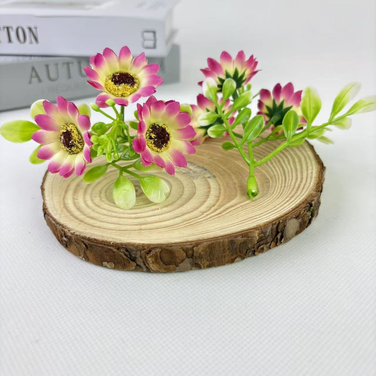 Pastoral pequeña flor fresca guirnaldas de flores tocado de novia fotografía accesorios de vacaciones joyas tocado de flores de pinza mini