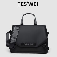 ナイロンショルダーバッグ男性卸売クロスボーダー新型ファッションカジュアル通勤防水斜め掛け耐摩耗性小方バッグ