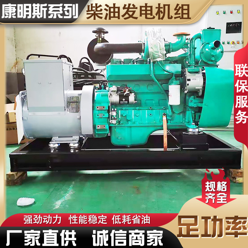 船用柴油发电机 50kw康明斯柴油发电机组 便捷小型应急柴油发电机