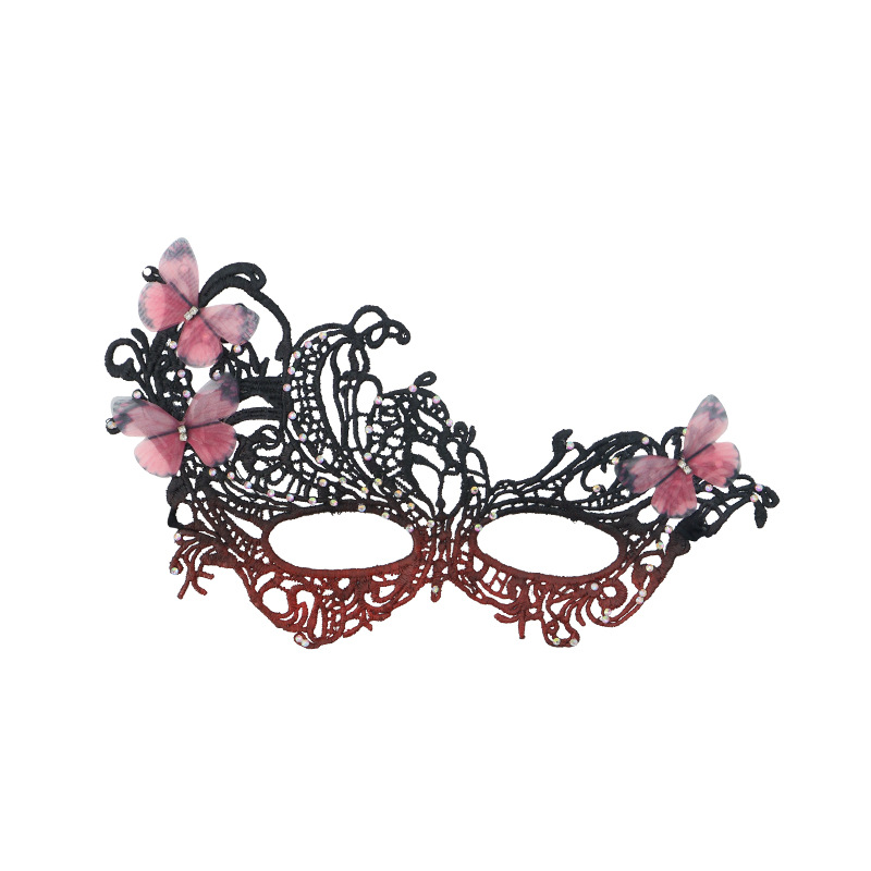 Amazon máscaras de moda europeas y estadounidenses máscaras de mitad de cara fiestas de baile pareja cara